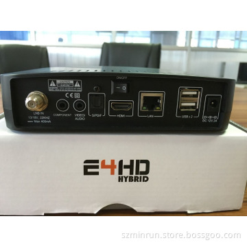 E4HD DVB S2 set top box good quality digital FAT set top box no year fee and with cheap price